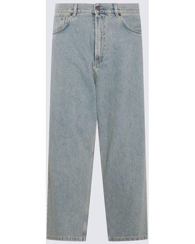 Moschino Light Blue Cotton Jeans