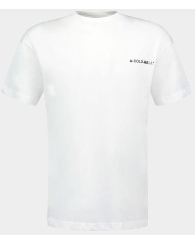A_COLD_WALL* A-Cold-Wall T-Shirts & Tops - White