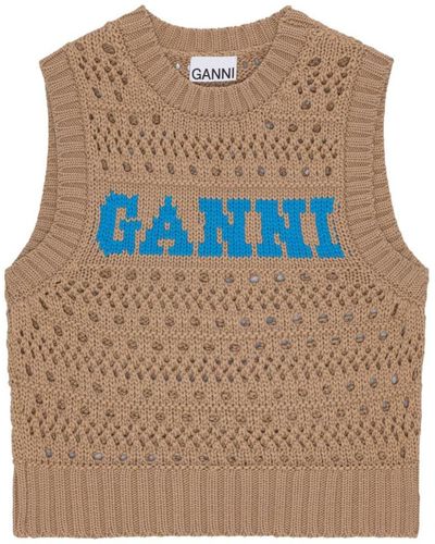 Ganni Jerseys & Knitwear - Blue