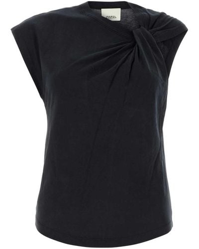 Isabel Marant Cotton Nayda T-Shirt - Black