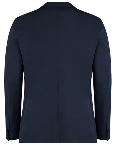 Paul & Shark Single-Breasted Two-Button Jacket - Blue