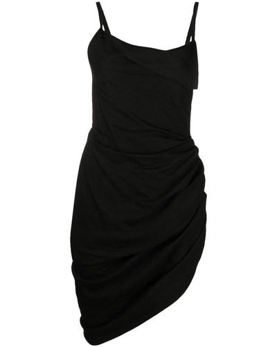 Jacquemus 'la Robe Saudade' Mini Dress - Black