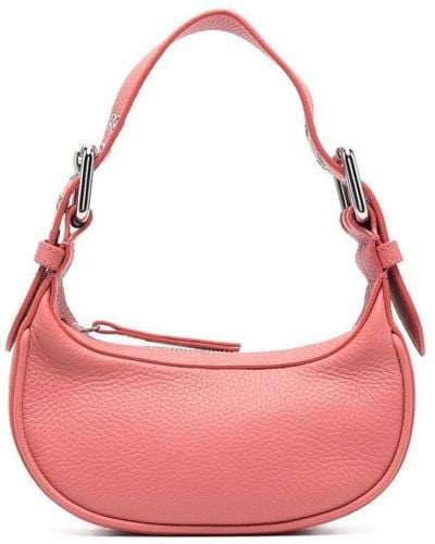 BY FAR Mini Soho Leather Tote Bag - Pink