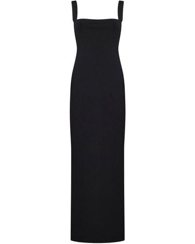 Solace London Joni Crepe Maxi Dress - Black