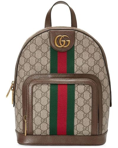 Gucci Backpack Ophidia Small Bags - Brown