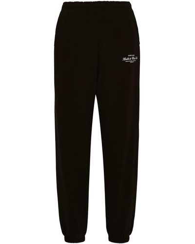 Sporty & Rich Sporty Brown Cotton Pants - Black