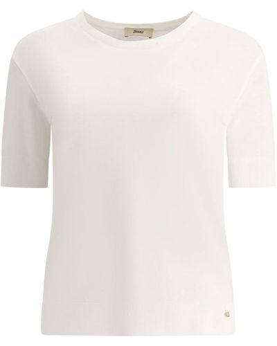 Herno "Glam Knit" T-Shirt - White
