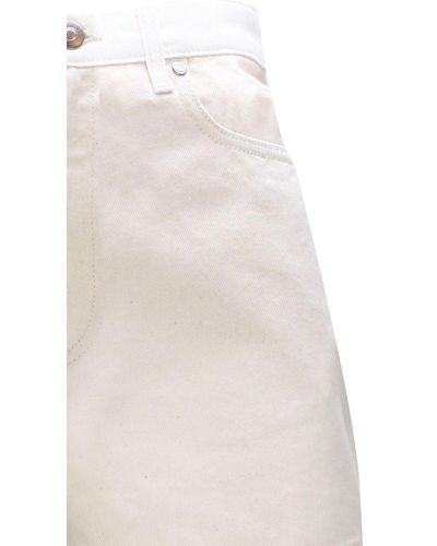 Stella McCartney Banana Denim Shorts - White