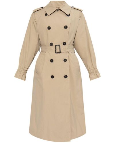 Save The Duck Waterproof Trench Coat - Natural