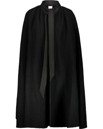 Rick Owens Strobe Short Cape Clothing - Black