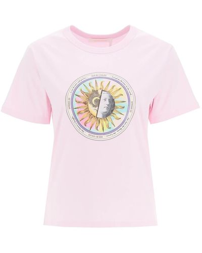 See By Chloé Destiny Print T-shirt - Pink