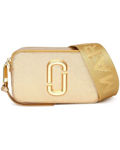 Marc Jacobs Gold Leather The Snapshot Bag - Metallic