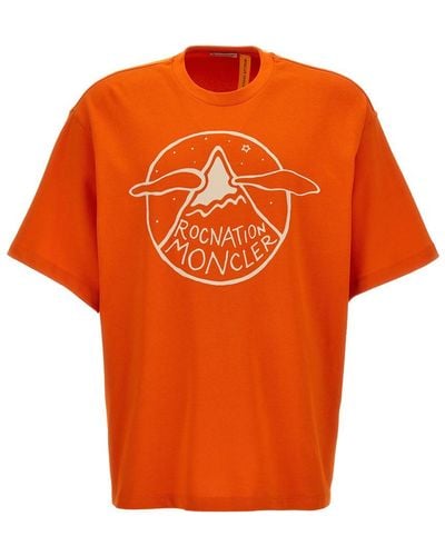 Moncler Genius Roc Nation By Jay-z T-shirt - Orange