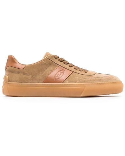 Tod's Low-top Casual Suede Trainers - Brown