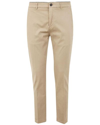 Department 5 Prince Chinos Crop Pants Clothing - Natural