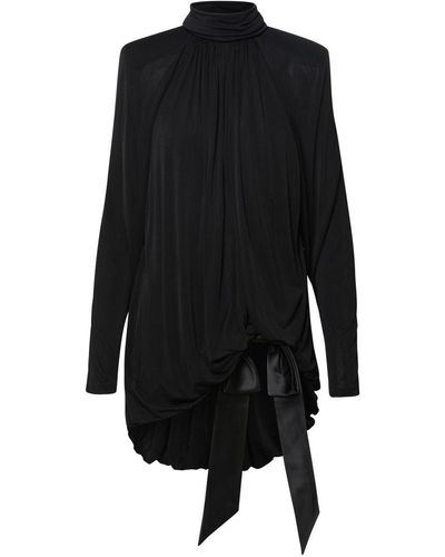 Saint Laurent Viscose Dress - Black