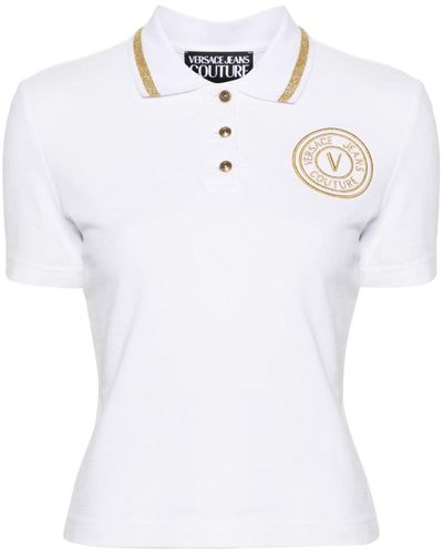 Versace Jeans Couture T-Shirts And Polos - White