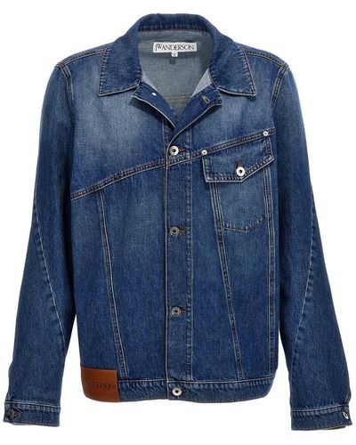 JW Anderson 'Twisted Workwear' Denim Jacket - Blue