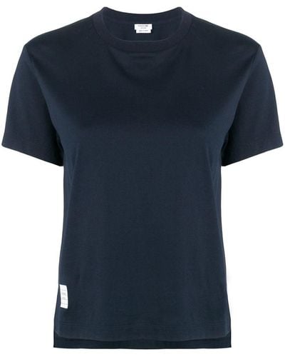 Thom Browne Cotton T-shirt - Blue