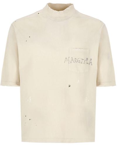 Maison Margiela T-Shirts And Polos - Natural