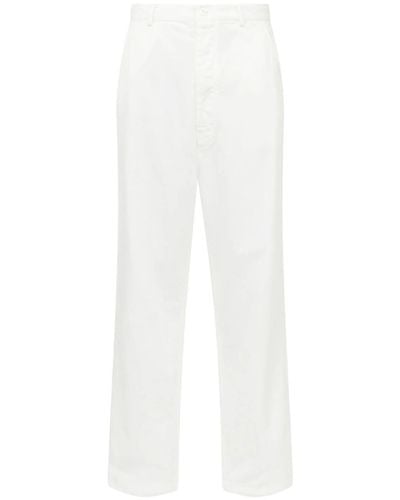 MM6 by Maison Martin Margiela Cotton Bull Pants - White