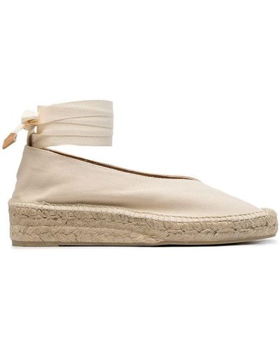 Castañer Gea Canvas Espadrilles - Natural