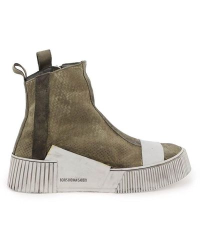 Boris Bidjan Saberi 11 Boris Bidjan Saberi Bamba 3.3 Hi-top Trainers - Brown