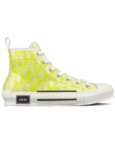Dior Sneakers Shoes - Yellow