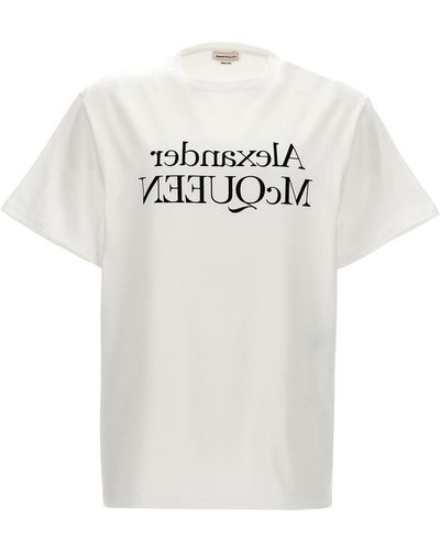 Alexander McQueen Logo Print T-shirt - White