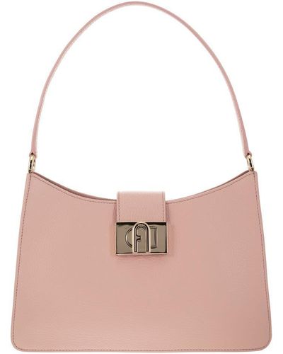 Furla Leather 1927 M Shoulder Bag - Pink