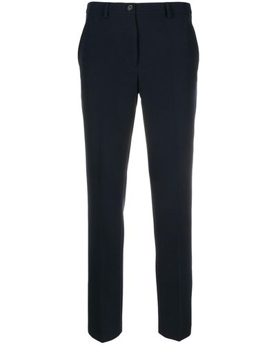 Seventy Slim Fit Cropped Trousers - Blue