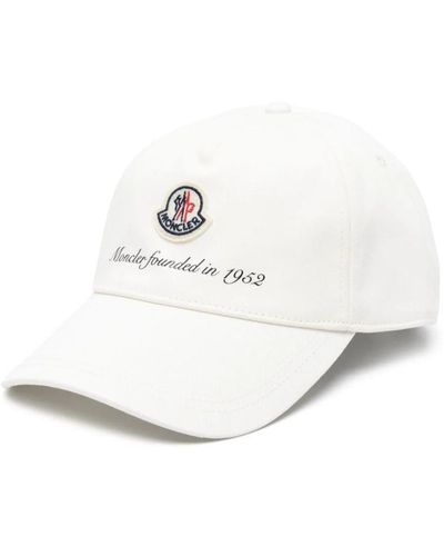 Moncler Hats Beige - White