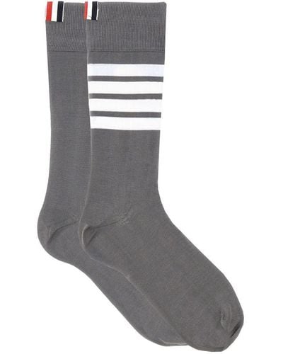 Thom Browne 4Bar Socks - Grey