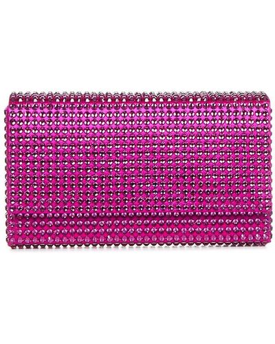 Purple AMINA MUADDI Clutches and evening bags for Women | Lyst