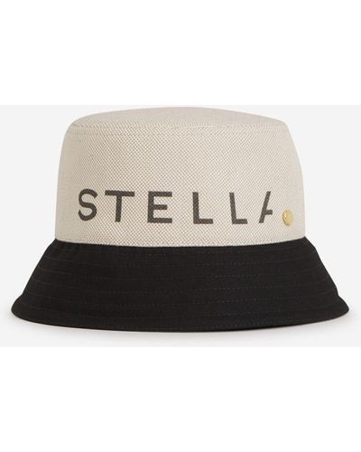 Stella McCartney Monogram Bucket Hat - White