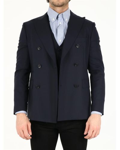 Tonello Blue Wool Jacket