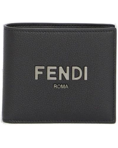 LEATHER VERTICAL CARD HOLDER for Men - Fendi