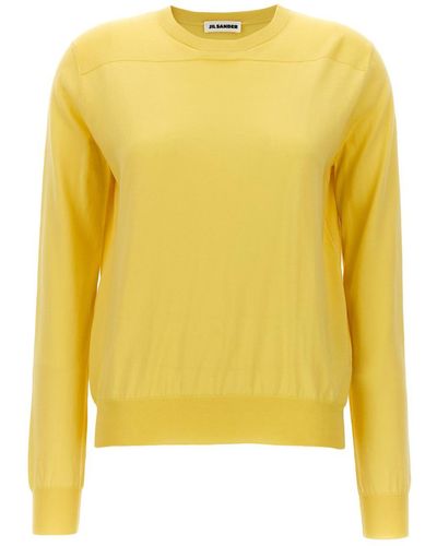 Jil Sander Round-neck Sweater Sweater, Cardigans - Yellow