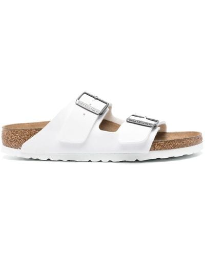 Birkenstock Arizona Slim Fit Double Strap Sandals - White