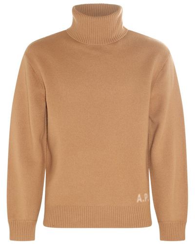 A.P.C. Light Wool Sweater - Brown
