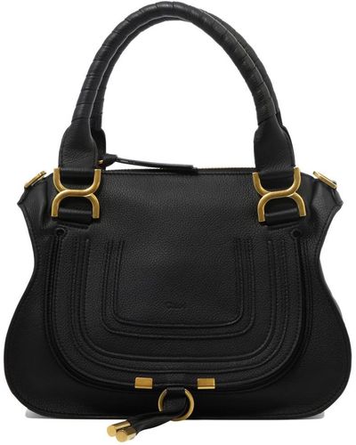 Chloé "marcie Small" Handbag - Black