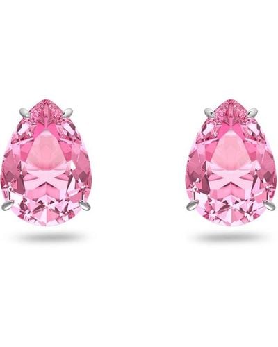 Swarovski 'gema' Drop Earrings - Pink