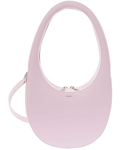 Coperni 'Mini Swipe' Handbag With Logo Detail - Pink