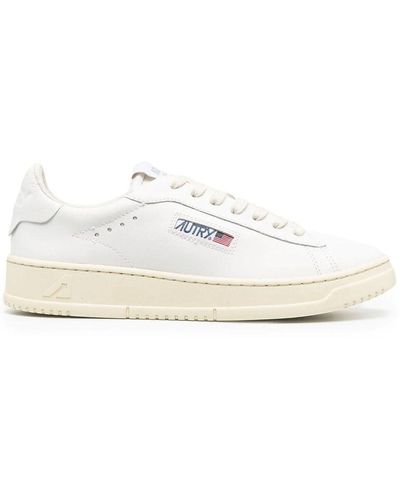 Autry Dallas Low Trainers In Leather - White