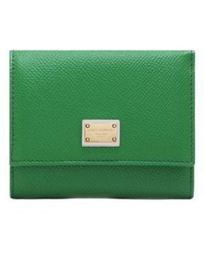 Dolce & Gabbana Wallets - Green