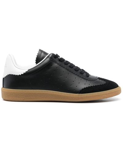 Isabel Marant Bryce Leather Sneaker - Black