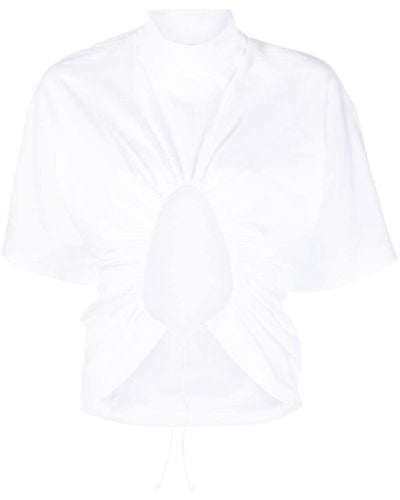 Alaïa Alaïa Cropped Shirt - White