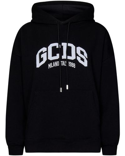 Gcds Logo Lounge Sweatshirt - Black