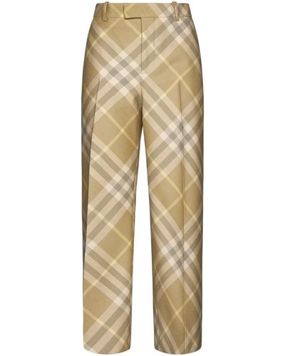 Burberry Trousers - Natural