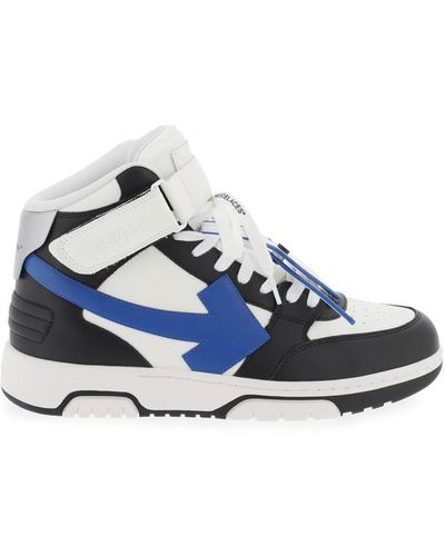 Off-White c/o Virgil Abloh Off- Out Of Office High Top Trainers - Blue